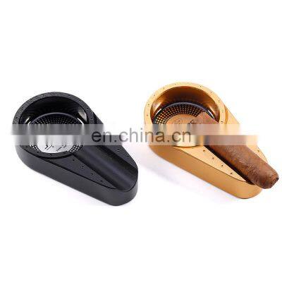 Custom Metal Cigarette Accessory Fashion Design With Logo Luxury Cigar Ashtray photo-3