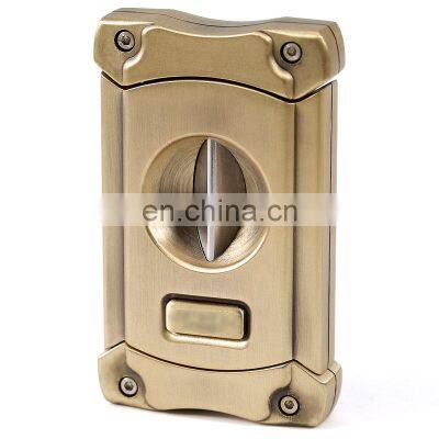 Stainless steel Double Blade cigar scissors cigar accessories Cigar cutter