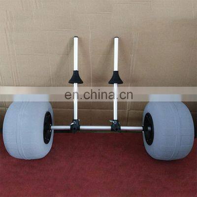 UICE Trolley Sit on Top Kayak Portable Aluminum Cart Fishing Kayak Trolley Beach Trolley Cart With Balloon Tires photo-4