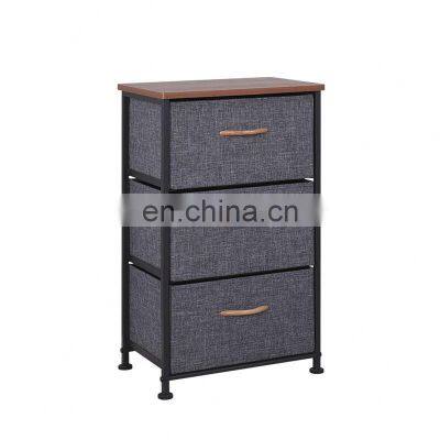 Newest New Arrival Vintage Wooden High Quality Nightstand Blue photo-3