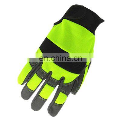 Top Quality Impact Oil and Gas Industries Synthetic Leather TPR Safety Mechanical Protection Gloves photo-2