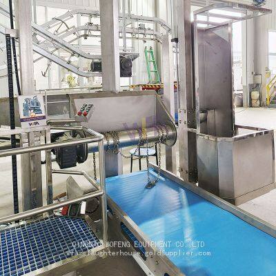 Abattoir  Cow Slaughterhouse Equipment Cattle Skinning Machine For Bovine Complete Slaughter Line