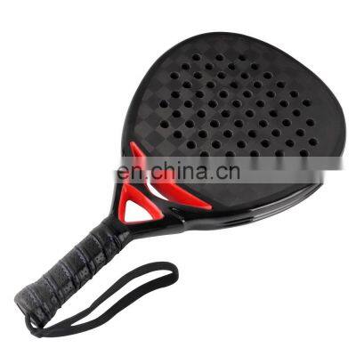 Hot Sale Custom Design Professional Manufacturer 3k Carbon Racket Beach Tennis Padel Racket