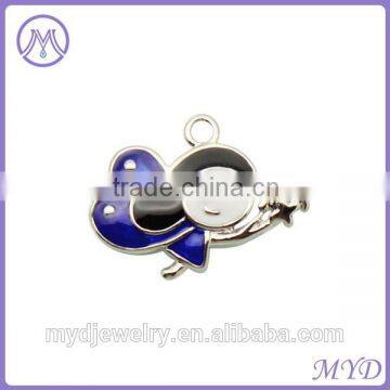 enameled metal custom jewelry wholesale charms for bracelets