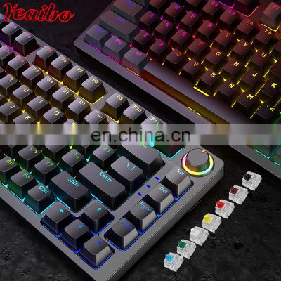 rain bowretro macro pc switches  rgb switch tablet  backlit for win ios gaming transparent gamers switches mechanical keyboard