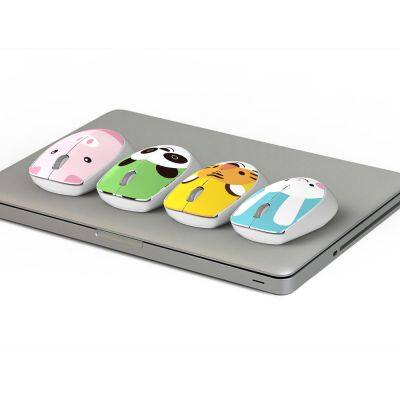 2023 office product FV-T100 animal cartoon wireless mouse silent charging portable hyperspeed mouse