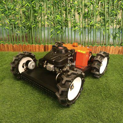 Remote Control Lawn Mower With Tracks, China Remote Control Slope Mower Price, rc Mower Price for Sale photo-3