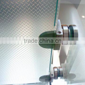 anti slip laminated glass flooring/anti-skid glass for stair