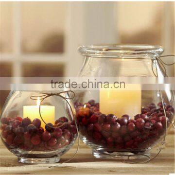 clear glass ball candle holder glassware in candle wholesale glass fish bowls