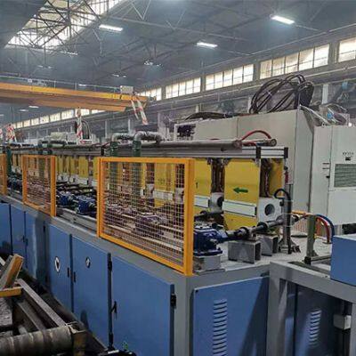 Automatic feeder bar induction heat treatment equipment