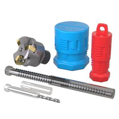 Beckett Milling Cutter Drill Bits PP Transparent Locking Plastic Twist Round Telescopic Packaging Box