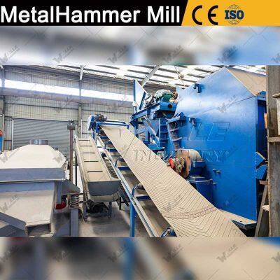 Good Quality Aluminum Can Crusher Hammer Mill Metal Crushing Machine Price