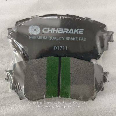 China brake pads no noise car disc pads CHHBRAKE