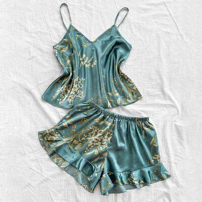 Ruffled Nightgown and Nightdress Set Manufacture Customized Pinstar photo-3