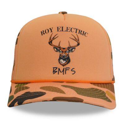 High Quality OEM Caps Factory Custom 5 Panels Trucker Caps Rope Colorful Foam Trucker Hats Embroidery Printed Logo photo-3