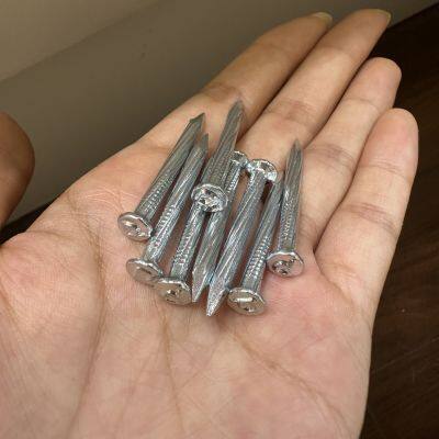 Galvanized Steel Concrete Nails OEM Custom Sizes for Construction Projects