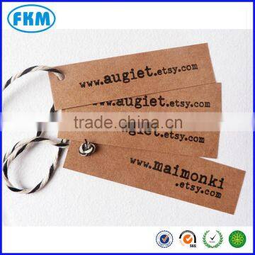 kraft hang tag labels