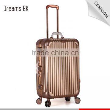 Professional aluminum magnesium case aluminium luggage bag with GPS