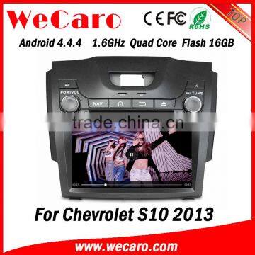 Wecaro WC-CS8065 8" Android 4.4.4 car multimedia system 2 din gps car dvd for chevrolet s10 android A9 cpu