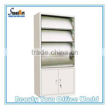 Double Side Double Pillar KD steel book shelves