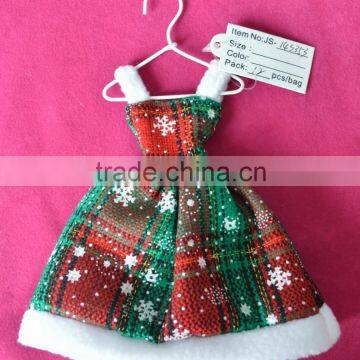 Christmas dresses with pouch inside for package candy|spice