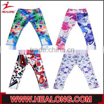 Sublimation printing specialized capri and long yoga leggings