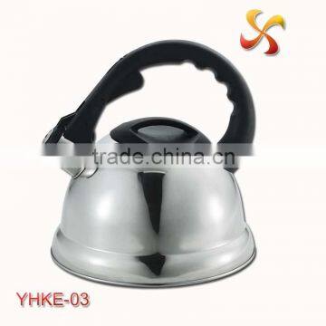 2.5L eco-friendly s/s water kettle with full color coating tea pot