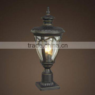 Aluminum casting outdoor waterproof post lamp