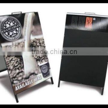 Double Sided A Frame Sidewalk Advertisement Stand Market Pavement Snap Display photo-5