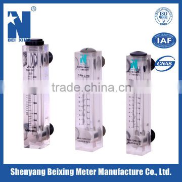 Beixing Meter Manufacturer LZM Acrylic flow meter panel mounted flow meter