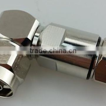 N male right angle Connector for 1/2 S flexline widely used in the base station, CE and ISO certified factory in China