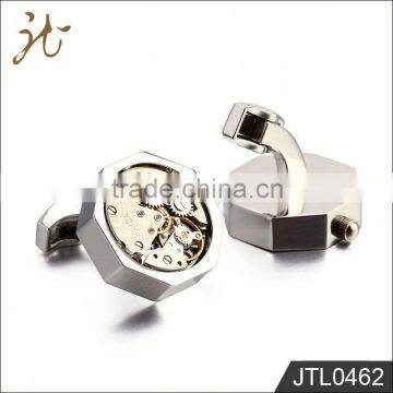 Fashion New Design Steampunk Silver Cufflinks