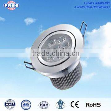 3w LED ceiling light accessories aluminum alloy round IP65&CE,used for shopping mall,supermarket,hotel,high-grade household