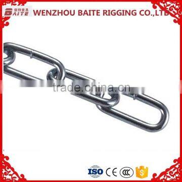 STEEL ELECTRIC GALVANIZED DIN763 WELED CHAIN SHORT LINK CHAIN CUSTOM CHAIN RIGGING HARDWARE