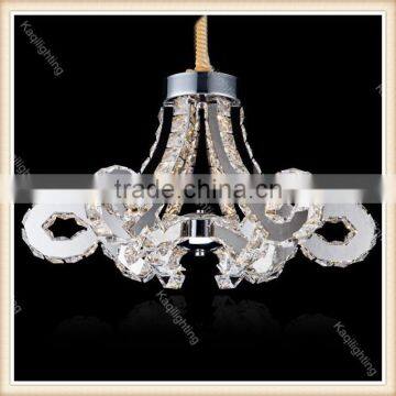 Guzhen Hanging Bright Light Crystal Chandeliers Commercial Stainless Steel Body Led Pendant Lighting for Hotel Quality Choice photo-5