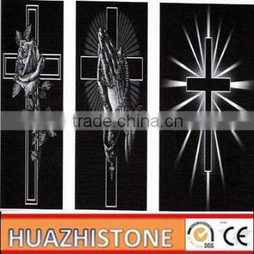 hot sale shanxi black granite tombstones