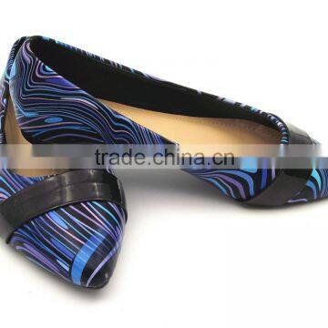 2016 New Style Hot Sell Multicolor Flat Shoe in Stock photo-2