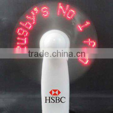 Promotion mini LED fan print and display customer logo