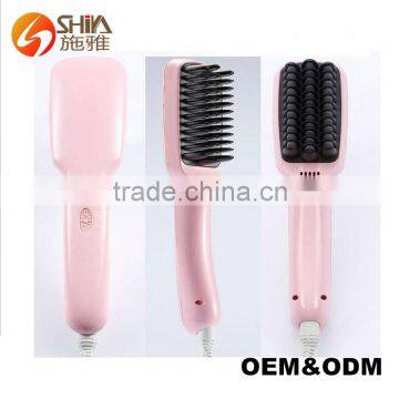 pro styler new hair curling brush hair straightening straight ceramic flat iron comb as seen on tv hairdressing salon equipment                        
                                                Quality Choice