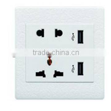 U2-003 5pin multi socket and double usb socket