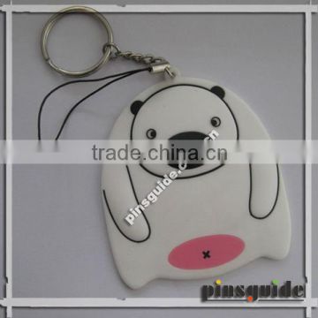 promotional custom 3d soft pvc keychain wholesale from china alibaba supplier