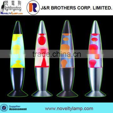 13" Colorful Plating Matel Base Lava Motion Lamp photo-2