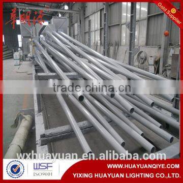 10m single arm steel conical street price lighting pole