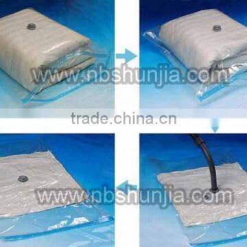 Vacuum Storage Bag Use White or Blue Zipper