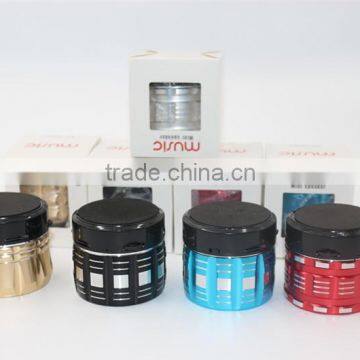 Aluminum alloy structure disco light bluetooth speaker