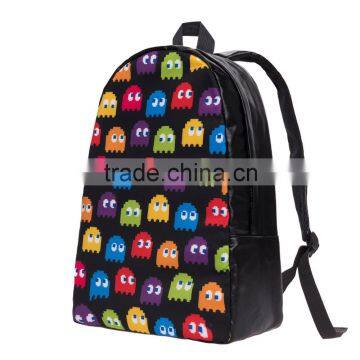 OEM New Design 3D Print Custom European Cute School Backpack