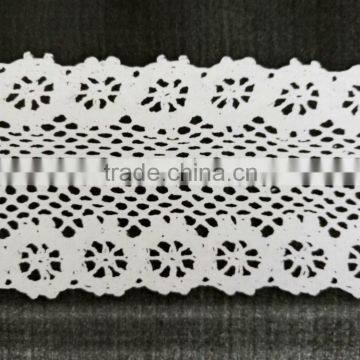 Excellent quality unique scallop cotton lace trim