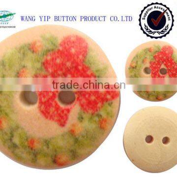 18mm painted wooden buttons craft wooden button