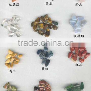 Semi precious stone crystal chips jewelry tumble