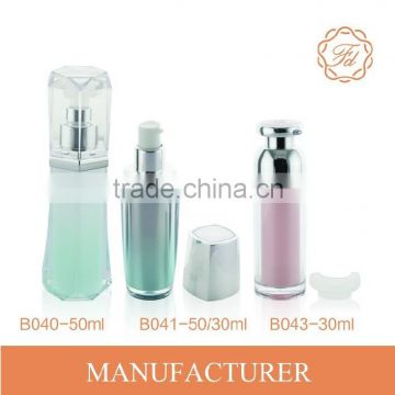 50ML plastic empty pump bottle for lotion cosmetic face cream